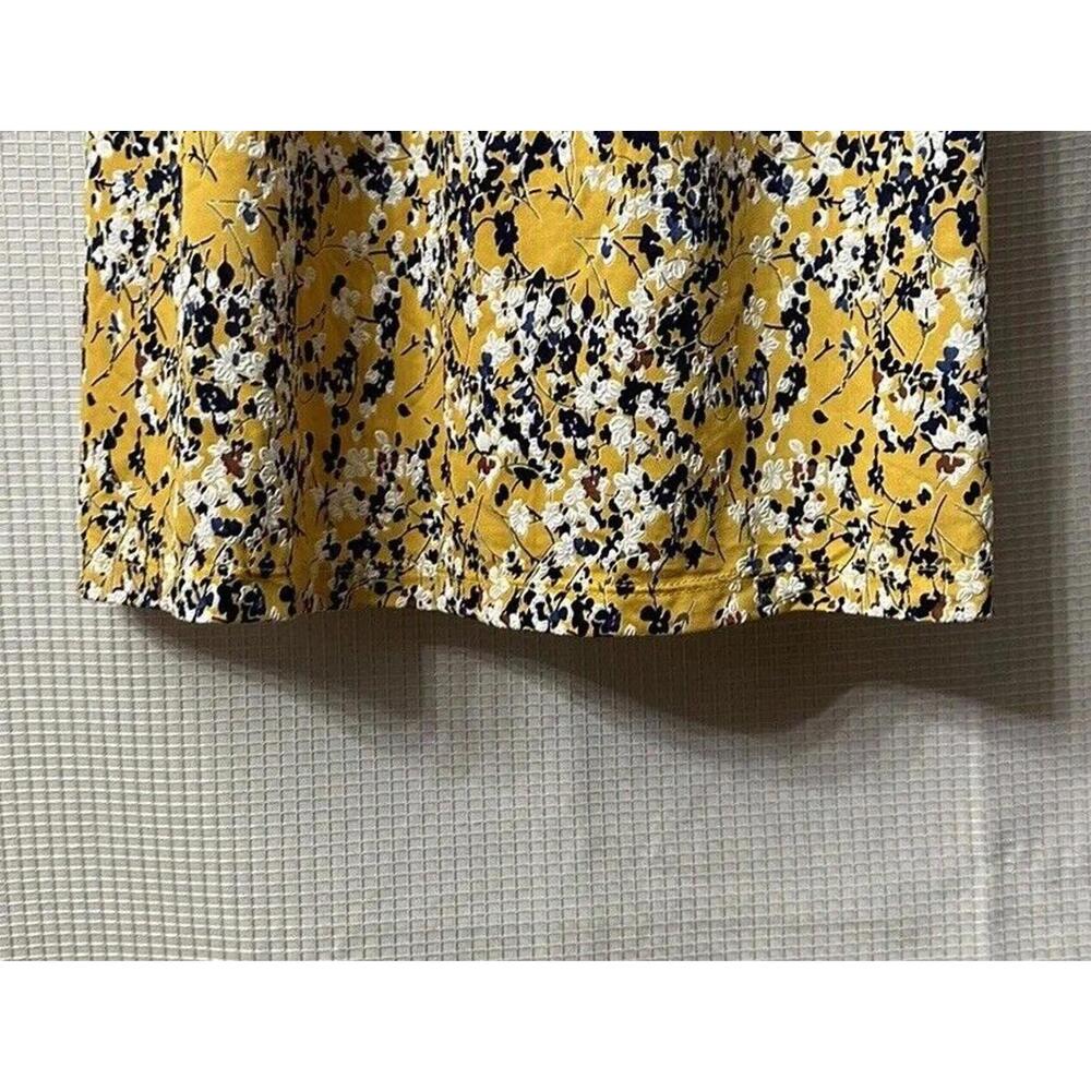 NWT Kaileigh Tasha Womens Yellow Floral Knit Casual Sleeveless Dress Size 2XL - Picture 5 of 11